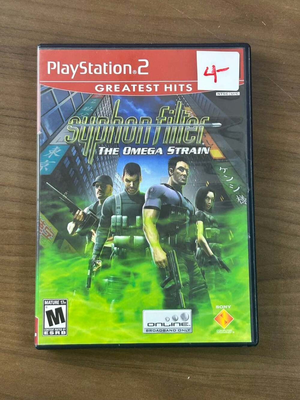 Syphon Filter The Omega Strain Sony PlayStation 2 PS2 2004 Complete w/ Manual